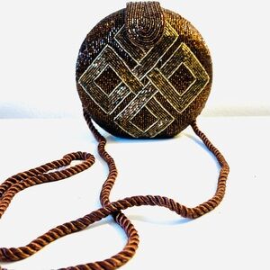 Mary McFadden 1990’s Beaded Evening Bag.